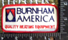 Vintage Patch Burnham America Quality Heating Equipment     FREE SHIPPING 