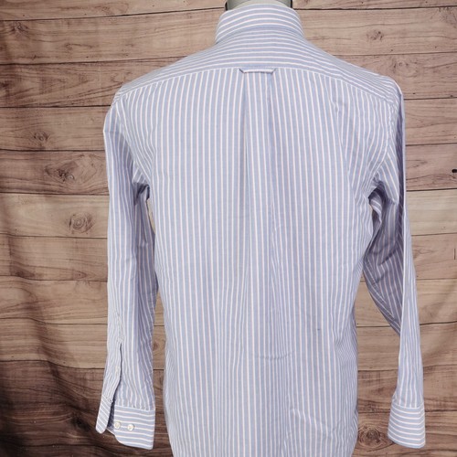 CAMISA STAFFORD TRAVEL SIN ARRUGAS OXFORD A RAYAS ABOTONADA PARA HOMBRE 15 32-33 - Imagen 4 de 6