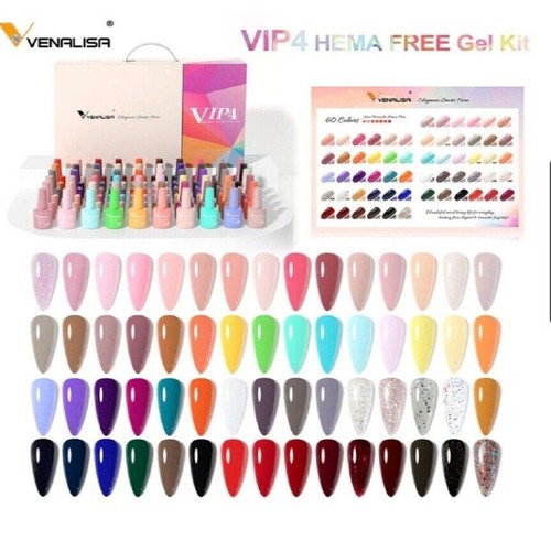 VENALISA Professional UV / LED Soak Off Gel Nail Polish - Vip 4 New Colours - Picture 3 of 65