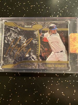 2016 Tier One Hanley Ramirez Prime Performers Copper Ink Auto 11/25 Red Sox
