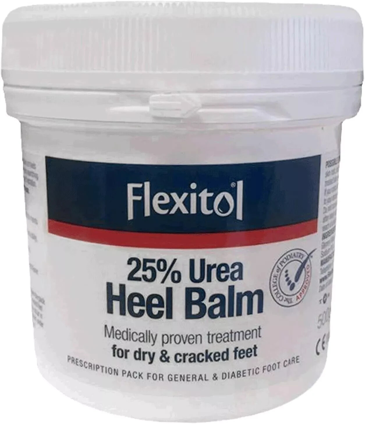 1x 500g Flexitol Rescue Heel Balm | Dry and Cracked Feet Intense Moisturisation