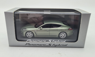Modellauto 1:43 Minichamps Porsche Panamera S Hybrid grün OVP