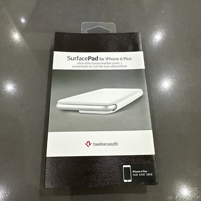 Twelve South Surfacepad Leather Folio Cover W/stand Iphone 6 Plus 6s Plus White