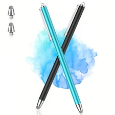 2pcs Stylus Pens For Touch Screen iPad iPhone Samsung Phone Tablet Universal