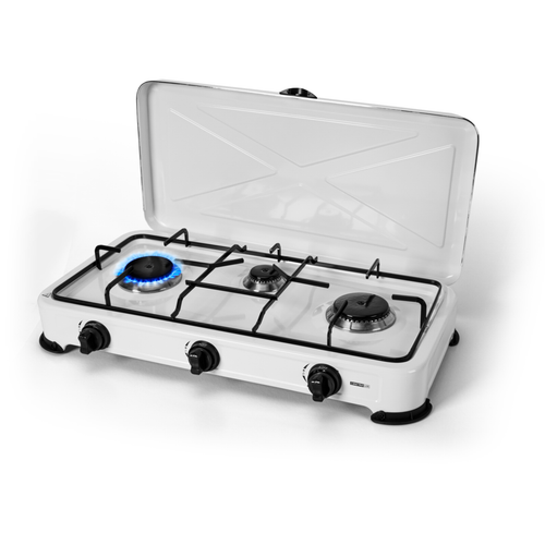 Barbecue Plancha Onlyfire Griglia A Gas Da Tavolo A 3 Fuochi, Griglia A Propano Barbecue Carbonella - Foto 14