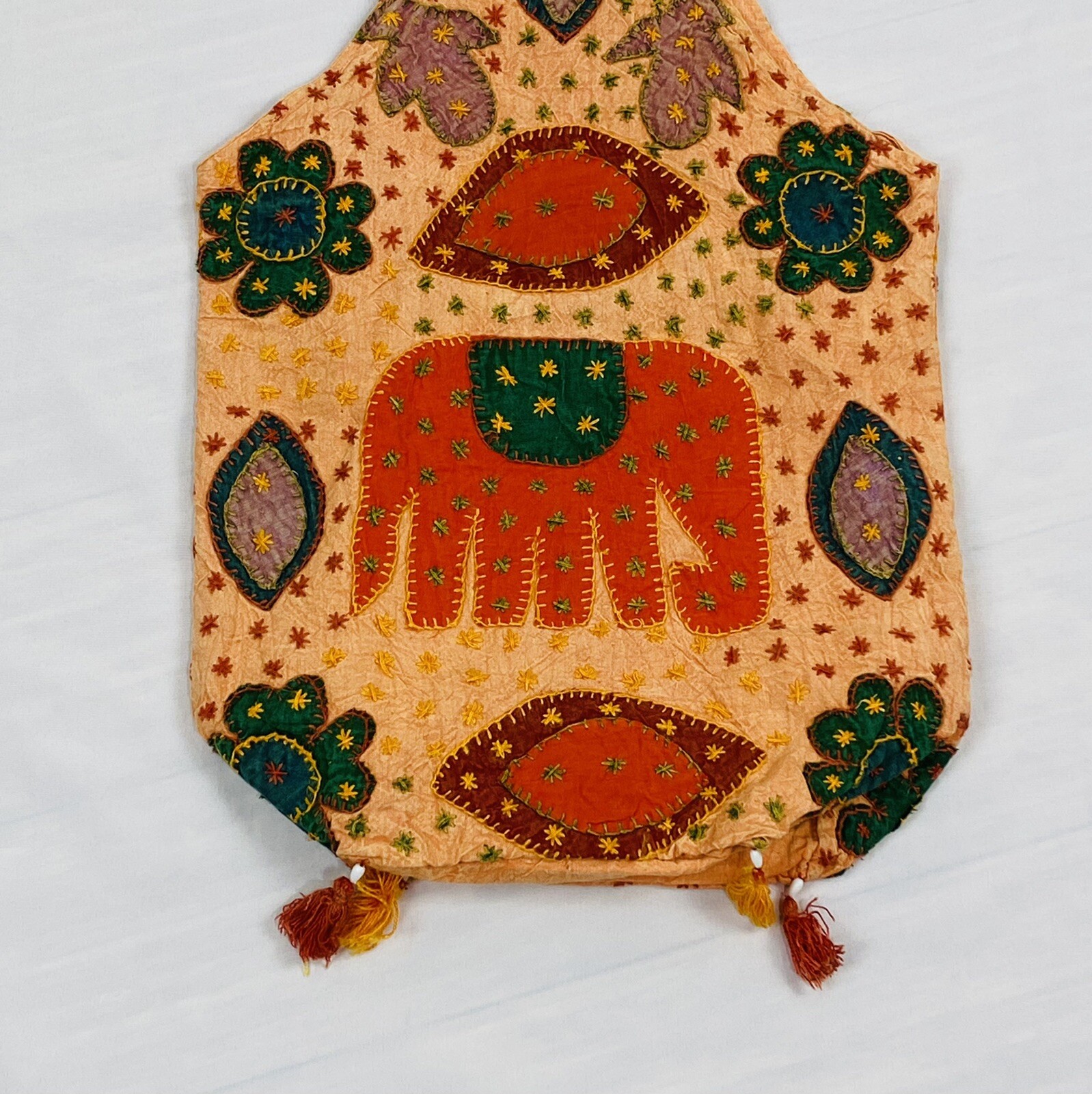 Elephant Indie Hippy Boho Patchwork Embroidery De… - image 5