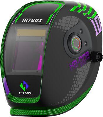 Solar Auto Darkening Large Viewing Touch Control Welding Helmet True Color Mask