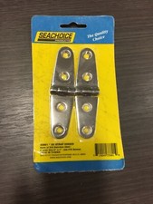 Seachoice 33801 Stainless Steel 4 in. L x 1 in. W Strap Hinges 2 pk