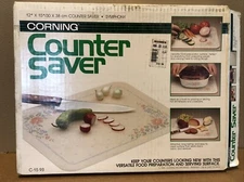 Vintage Corning Counter Saver  Model C-15-98. Symphony Pattern  12”x 15”  1990