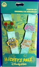 Disney Parks WDW Mickey's Pals Pin Lanyard set Minnie, Chip Dale, Donald - NEW