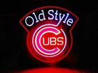 Old Style Beer Chicago Cubs Neon Sign 20"x16" Lamp Bar Light Poster Display Z439