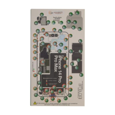 DottorPod iScrews Repair Tray for Apple iPhone 14 Pro 14 Pro Max Repair Fix Part