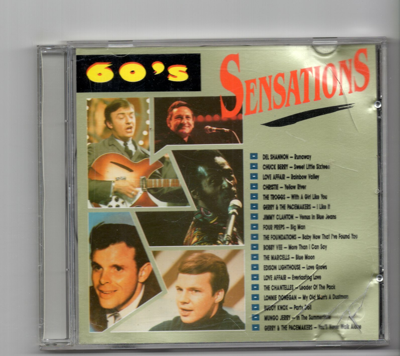 (JJ511) 60's Sensations, 18 tracks various artists - CD