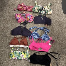 Lot of 10 Women's Bikini Tops Separates SIZE D/DD NWT Xhilaration x59