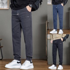 Men's Chino Trousers Mens Cargo Pants high Stretch Multi-Pocket Pants Multipants