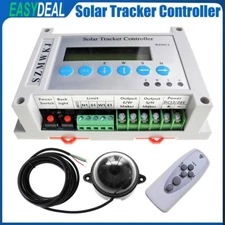 WST03-2 Dual Axis Electric Solar Panel Sun Tracker LCD Controller + IR Remote EL
