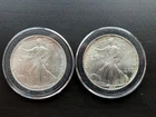 1993 and 1994 American Silver Eagles US Mint Issue 1 oz .999% Pure Silver Rounds