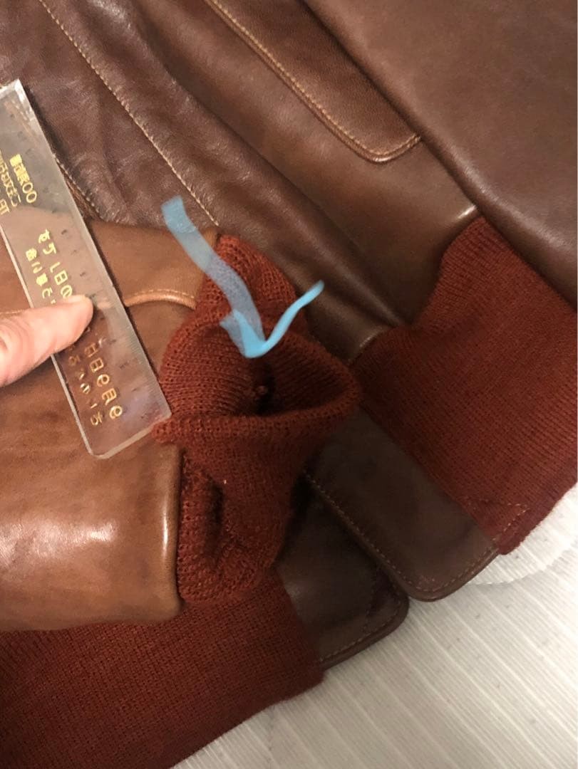 Buzz Rickson's A-2 Flight Jacket 40D Wool Rib Def… - image 12