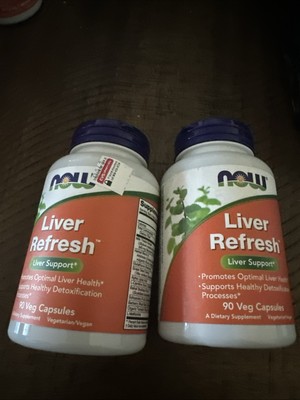 Liver Refresh 180 Caps  by Now Foods Exp 6/27