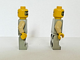 LEGO Star Wars Lobot Minifigure Yellow Head sw0049 7119 LOT of 2! AWESOME!