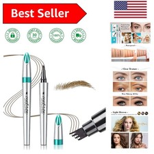 Light Brown Waterproof Eyebrow Microblading Pen for Effortless Natural Brows