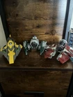 Lego Star Wars Anakin Star fighter and Asokas Interceptor And Yodas Ship