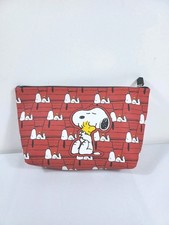 Peanuts New 2025 Concept One Snoopy & Woodstock Women's Cosmetic Travel Bag Red