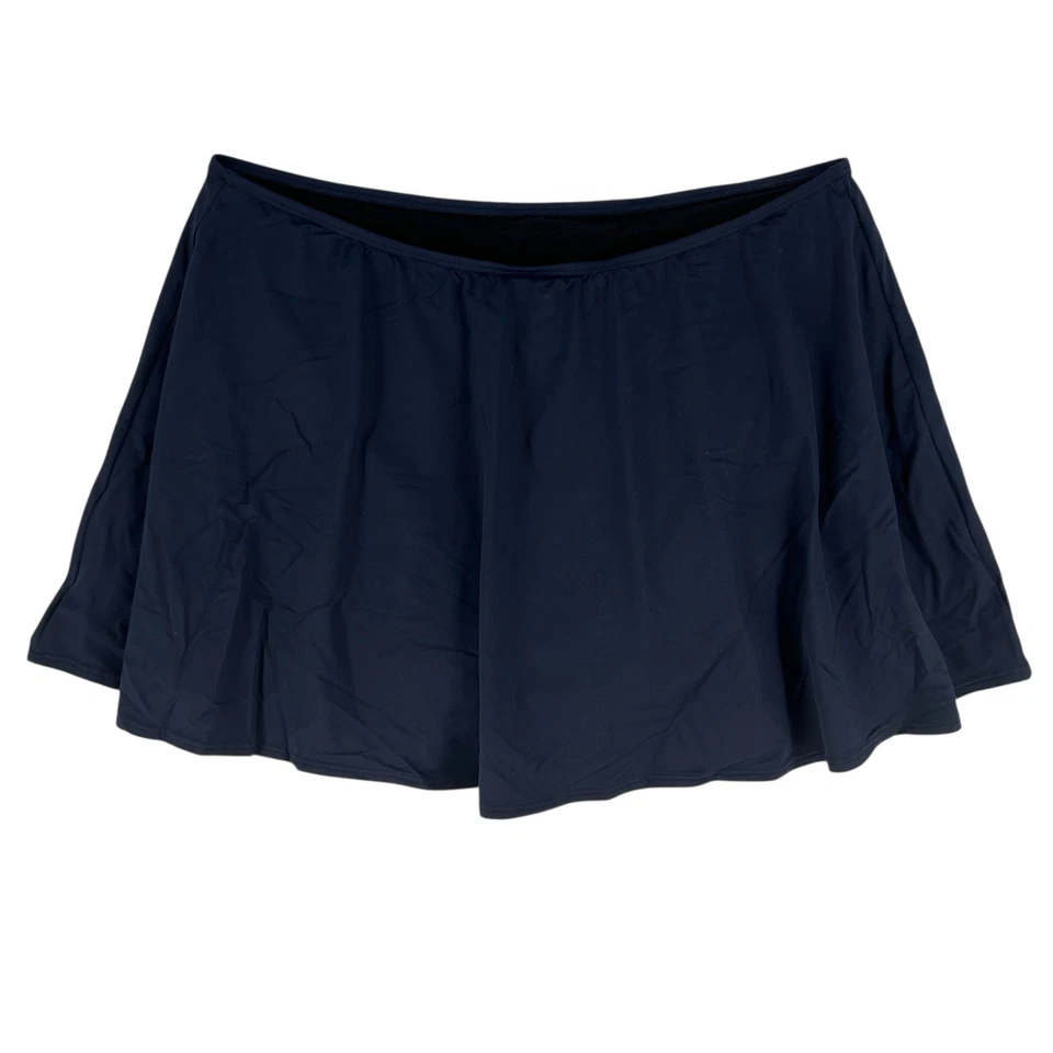 Michael Michael Kors Skirted Bikini Bottom Womens Size 22W Plus Navy Swim - Image 2 of 4
