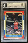 1986-87 Fleer Michael Jordan Rookie RC #57 Bulls BGS 8.5
