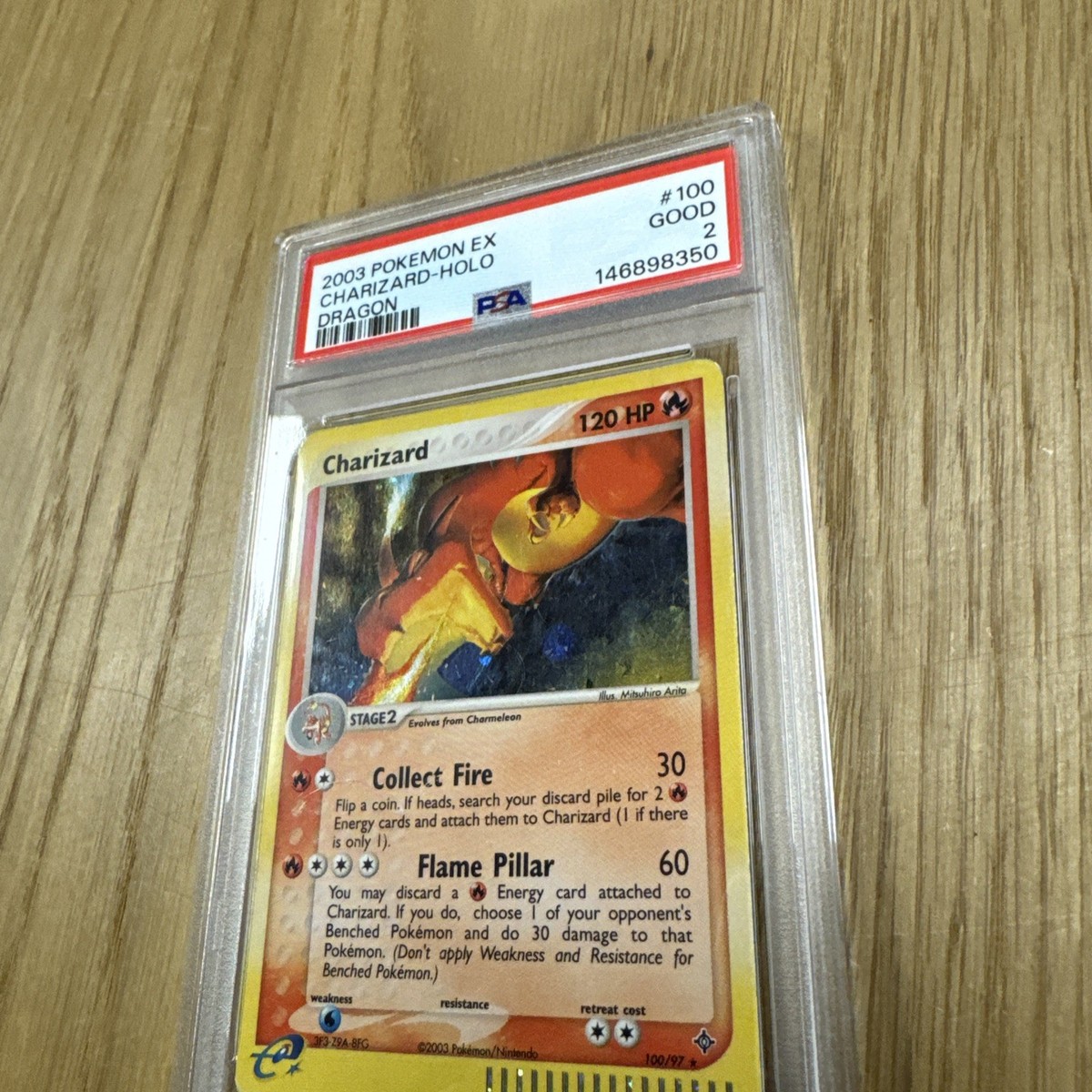 2003 charizard pokemon card Charizard 100/97 - Dragon Holofoil