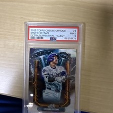 7935 Shohei Ohtani 2025 Topps Cosmic Chrome #ET-2 Extraterrestrial Talent PSA 9