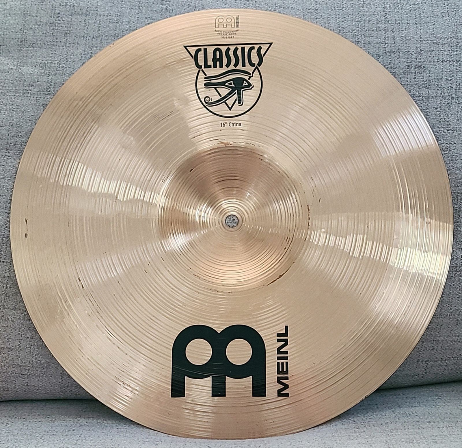 Meinl Classics 16" China Cymbal Excellent Condition