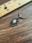 Vintage Gold Filled Necklace 17” Faux White Opal — photo 1