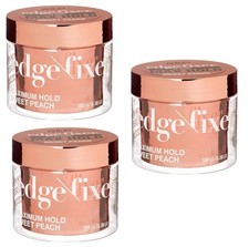 BL Kiss Red Edge Fixer Max Hold 24 Hr Sweet Peach 3.38oz Jar X 3 Packs