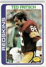 1978 Topps Ted Fritsch Jr. Washington Redskins #357