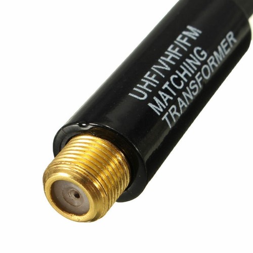 Coaxial AV Adapter Antenna Match Transformer UHF VHF FM Plated 70 to300 Ohm - Picture 5 of 6