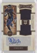2022 Panini Legacy Futures Silver /249 D'Vonte Price #FD-DP Dual Patch Auto 0x3i