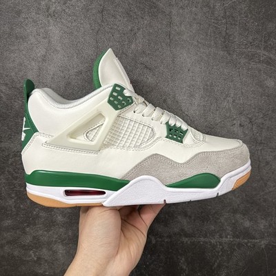 DR5415-103 AJ4 Mid Retro Shoes Pine Green