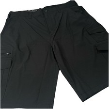 Iron Co. Lightweight Cargo Shorts 11 Inseam Men s Size 34 New With Tags Black