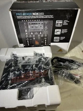 Behringer NOX 202 Pro 2 Channel DJ Mixer In Box USB Audio Interface