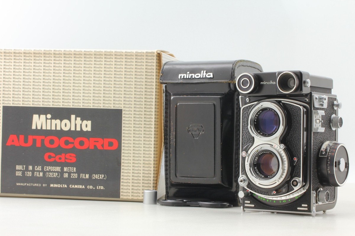 Meter Works [Top MINT] Minolta Autocord CDS TLR Film Camera 75mm 