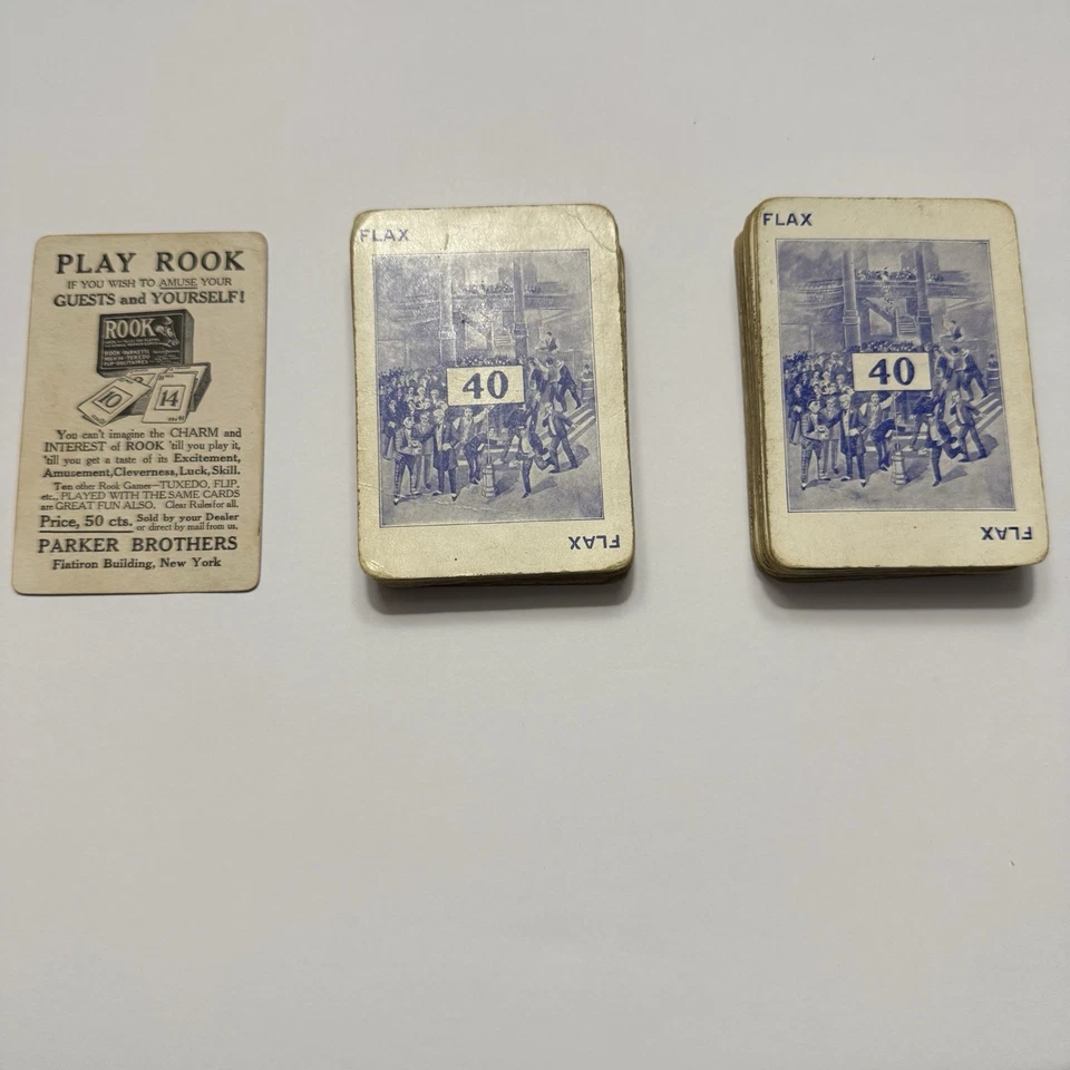 1904 Parker Brothers PIT Game Bull & Bear Edition w/ Box & Rules Antique - Image 3 of 4