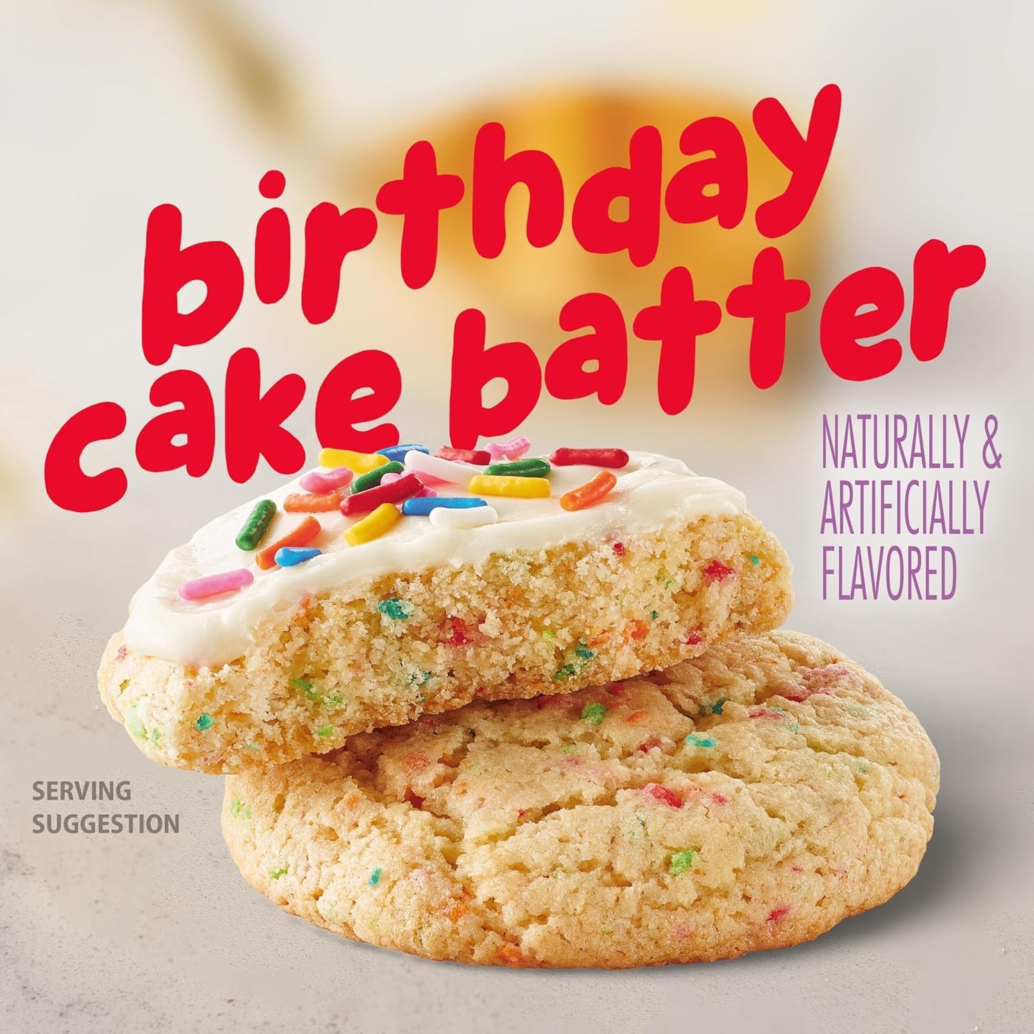 Betty Crocker Soft Baked Cookie Mix, Birthday Cake Batter, 16.8 oz