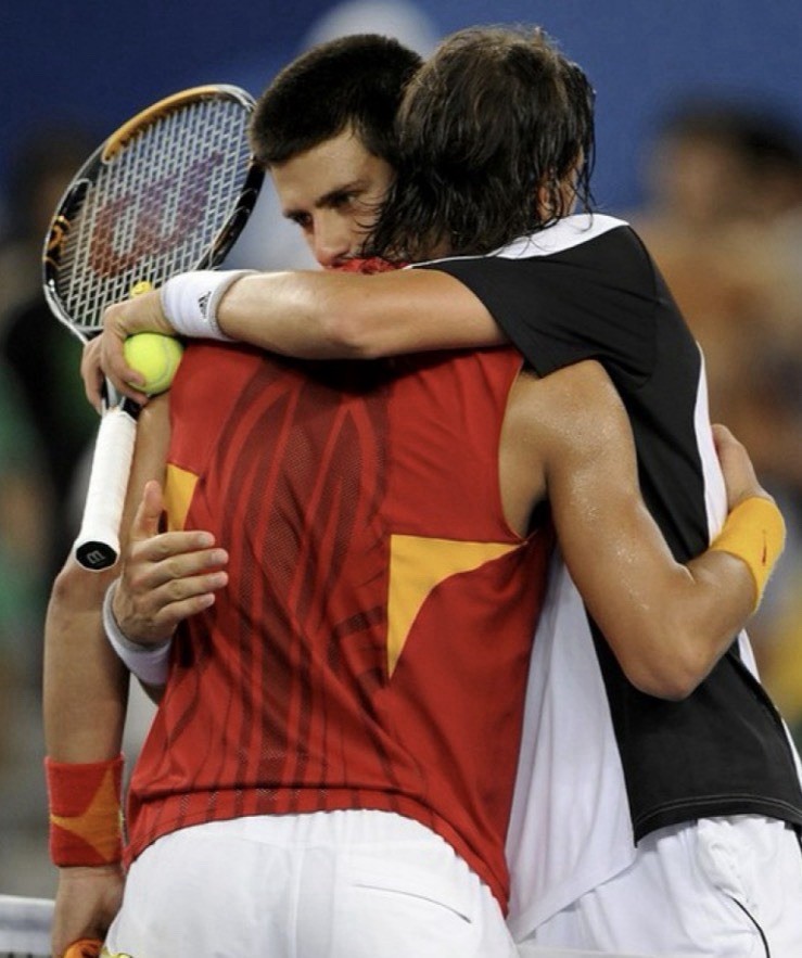 Rafa Nadal 2008 Spain Gold Medal Olympic NIKE top L