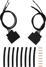 2 pcs Front Turn Signal Light Connector Plug Wire Harness Fit for Jeep Wrangler