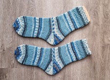 Handgestrickte Socken / Wollsocken  Gr.  38 - 40
