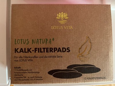 Lotus Vita Kalkfilterpads Natura Plus 12 Stück Neu & OVP