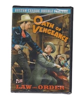 Buster Crabbe Double Feature: (Oath of Vengeance / Law and Order) DVD New