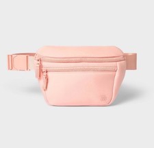 Premium Belt Bag Blush - All In Motion  : Water-Resistant Knit Fanny Pack