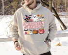 Unisex Halloween Party Hoodie Cute Ghost Pumpkin Cauldron Graphic Sweatshirt